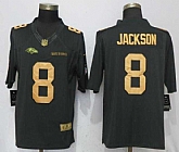 Nike Ravens 8 Lamar Jackson Gold Anthracite Salute To Service Limited Jersey,baseball caps,new era cap wholesale,wholesale hats